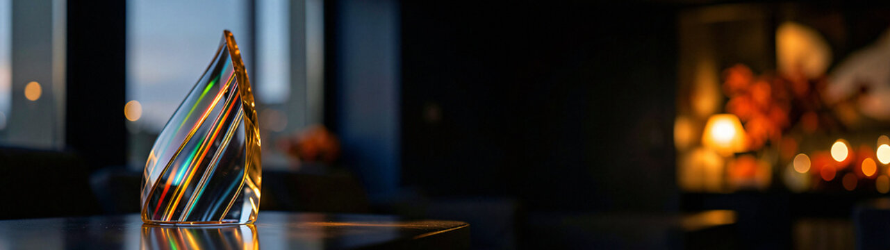 Mm Wide Establishing View Of Dark Premium Lounge