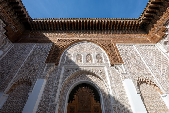 Ben Youssef Madrasa Entrance - Marrakesh, Morocco