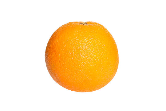 Orange isolated on white background. Fruit png file.