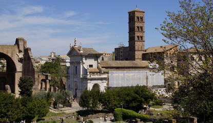 Turm der Santa Francesca Romana Basilika © Ralph