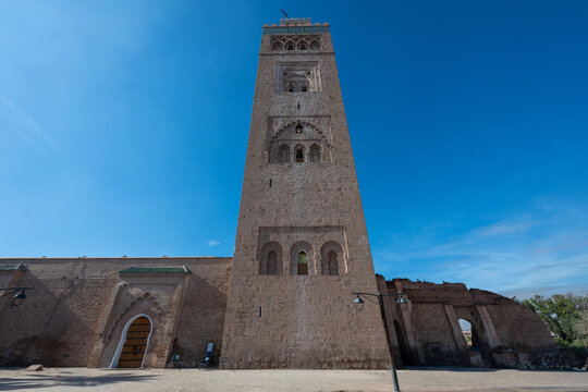 Koutoubia Mosque Minaret - Marrakesh, Morocco