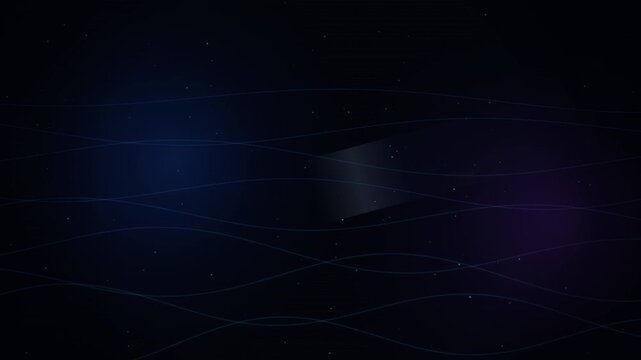 Abstract glowing energy waves flowing on transparent background