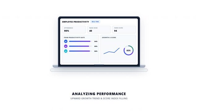 Employee Productivity Dashboard with Workplace Performance Analytics