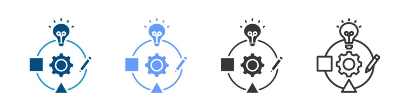 SHAPE icon set multiple style collection	
