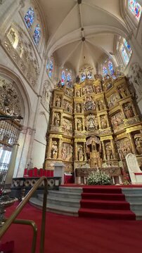 Grand Chapel with Gilded Retablo in Burgos Cathedral