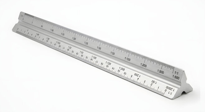 ruler isolated on white