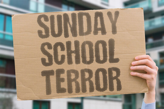 "Sunday School Terror" Lessons about eternal fire leave lasting nightmares. HELL. CHILDHOOD. TRAUMA. RELIGION. ANXIETY.