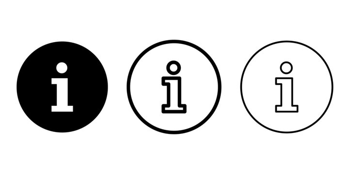 Black shield icon set, flat security design