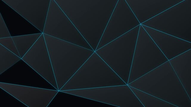 Animated Abstract Technology Particle Network Digital Background Loop Motion Graphic Loop Featuring Futuristic Digital Technology Elements for Corporate and UI Presentations