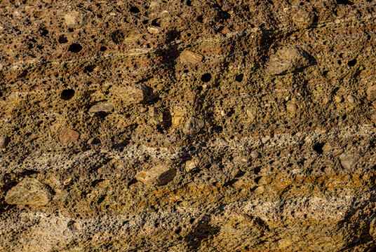Abstract Textured Natural Rock Surface Background Detail