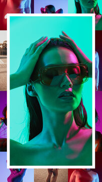 Vertical Slideshow Presentation Animation Template