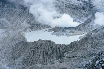 Active Volcano in West Java. Tangkuban Perahu, Bandung, Indonesia  © Hortigüela
