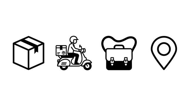 DeliveryLogisticsAndTransportationIconsSet.