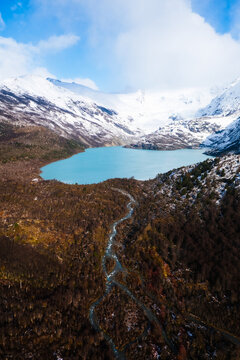Meltwater Stream to Glacial Lake