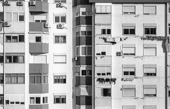 Laundry Across Lisbon Facades