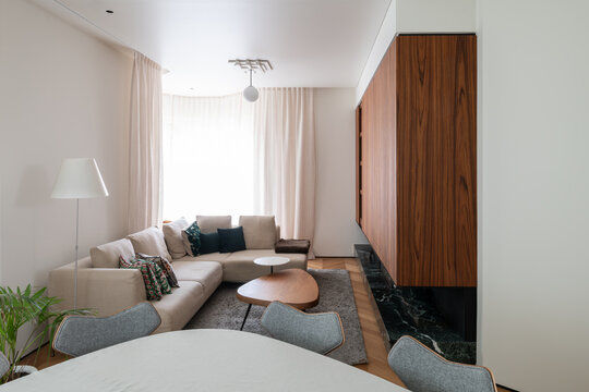 sofa in living room