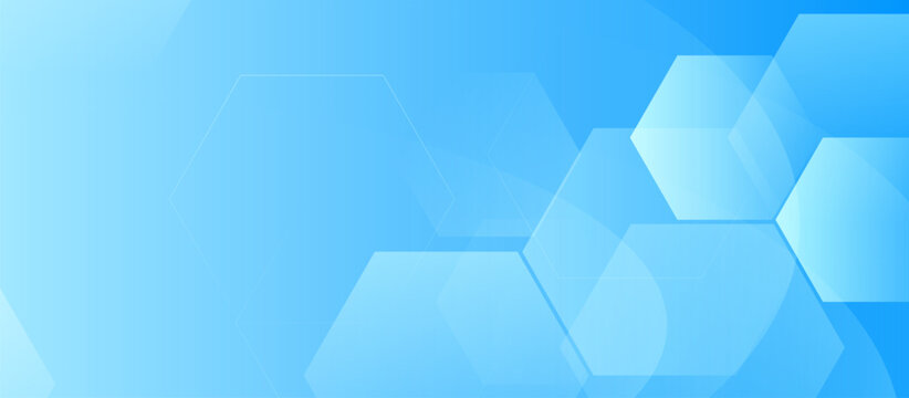 Abstract blue geometric shape technology digital hi tech concept background. Space for your text