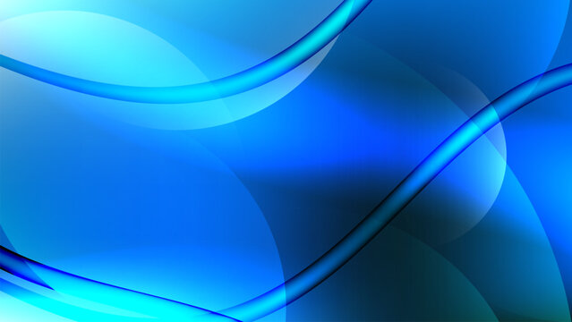 Abstract blue modern circle shape with overlay color. Futuristic concept background