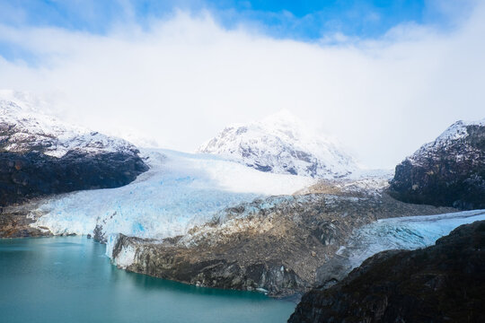 Los Leones Glaciar in Aysen Chile