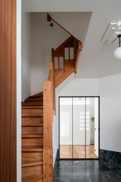 stairwell and doorway