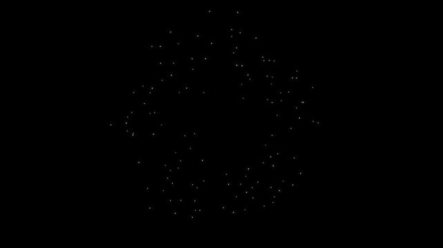 Glitter blast motion explosion animated,pixie dust path, glittering star magic shimmer, fairy dust wand glitter stars blast effect on black background.4k