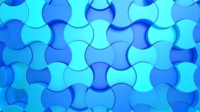 Background of Geometric Shapes. Abstract motion, loop, two color, 3d rendering, 4k resolution
