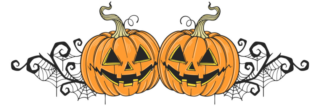 halloween jack o lantern vector eps