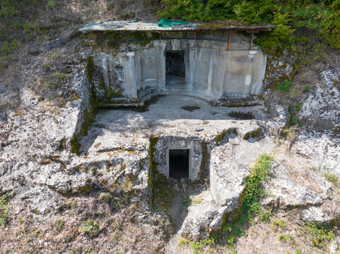 Albania Pogradec, Selce ancient Illyrian Royal Tombs, 400 - 300 BC