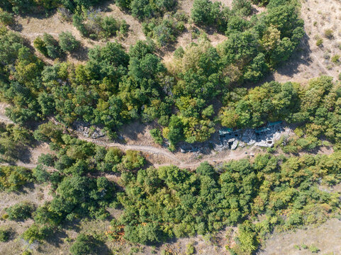 Albania Pogradec, Selce ancient Illyrian Royal Tombs, 400 - 300 BC