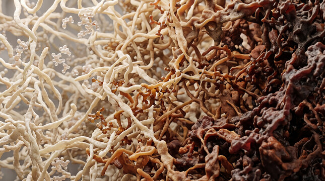 Ultra-Realistic Microscopic Maillard Reaction &mdash; Protein and Sugar Chemical Transformation