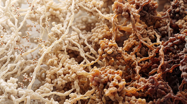 Ultra-Realistic Microscopic Maillard Reaction &mdash; Protein and Sugar Chemical Transformation