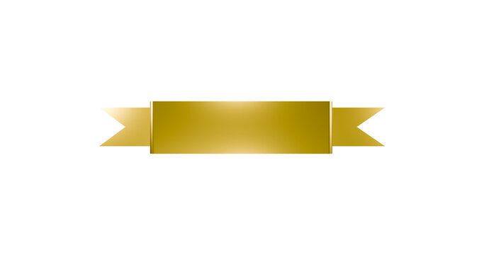 Banners labels horizontal design element in a transparent background