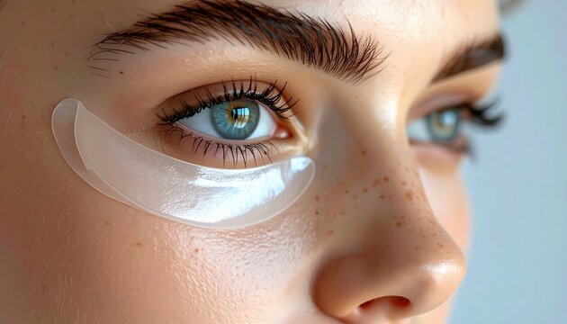 Hydrogel under-eye patches for skincare, hydration and depuffing