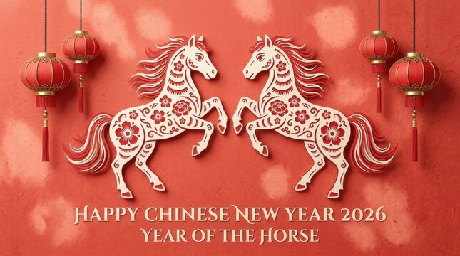 Chinese New Year 2026 Horse Celebration
