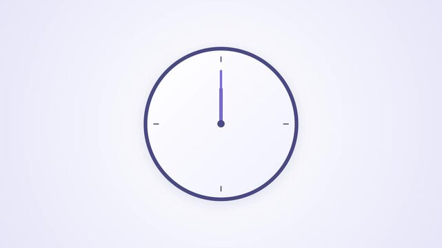 Stylized clock face with rapidly spinning hands morphing into a minimalist calendar icon on lavender gradient background.