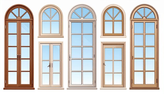 Classic double hung window frame collection