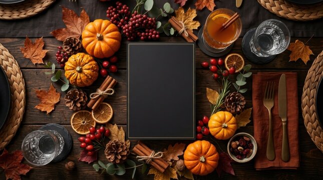 Thanksgiving Dinner Table Background