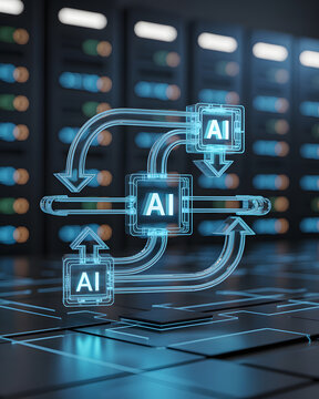 Advanced artificial intelligence network in data center
