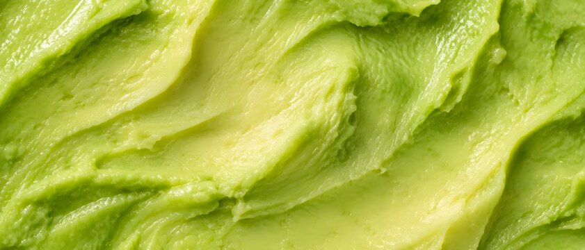 Avocado Flesh Texture Closeup