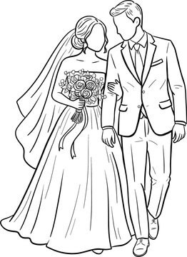 bride and groom