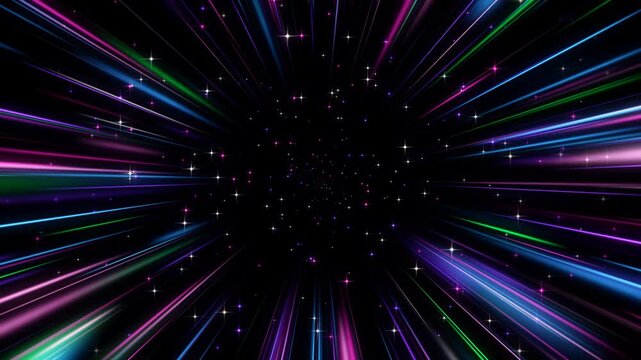 Light line motion graphics for title sequences