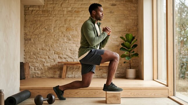 Hip flexor mobility prepares athlete for strength work