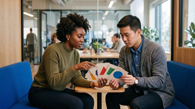 Team reviews phishing clues in a breakout nook