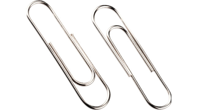 metal paper clips, silver paperclips, steel clip, paper clips, stationery, office supplies, metal paper clips PNG, PNG