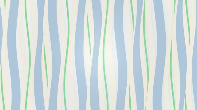 Abstract Striped Background with Colorful Curved Waves, Seamless Geometric Pattern, Retro Textile Texture, Modern Vector Wallpaper and Decorative Fashion Design