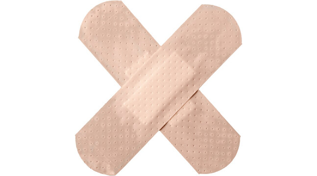 adhesive bandage, medical plaster, crossed bandages, first aid, wound care, medical patch, adhesive bandage PNG, PNG