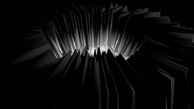 Puffed:  Light mt Network geometry shape object landscape abstract formation generative animation art generative technology Design Motion