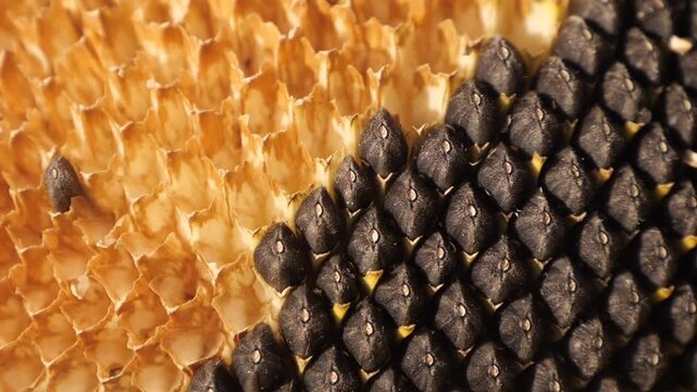 Sunflower Head Close Up