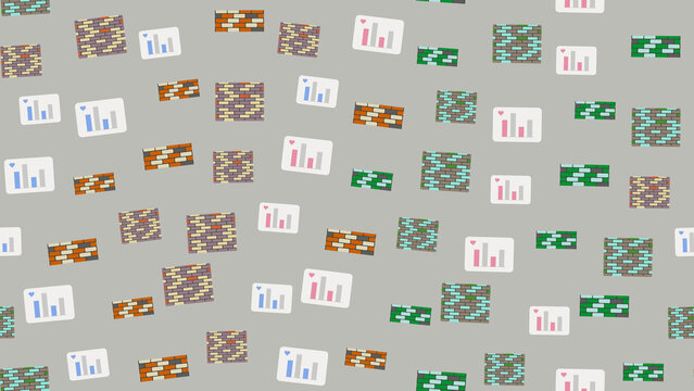 Pattern of Bricks and Bar Charts