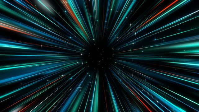 Light line motion graphics for title sequences